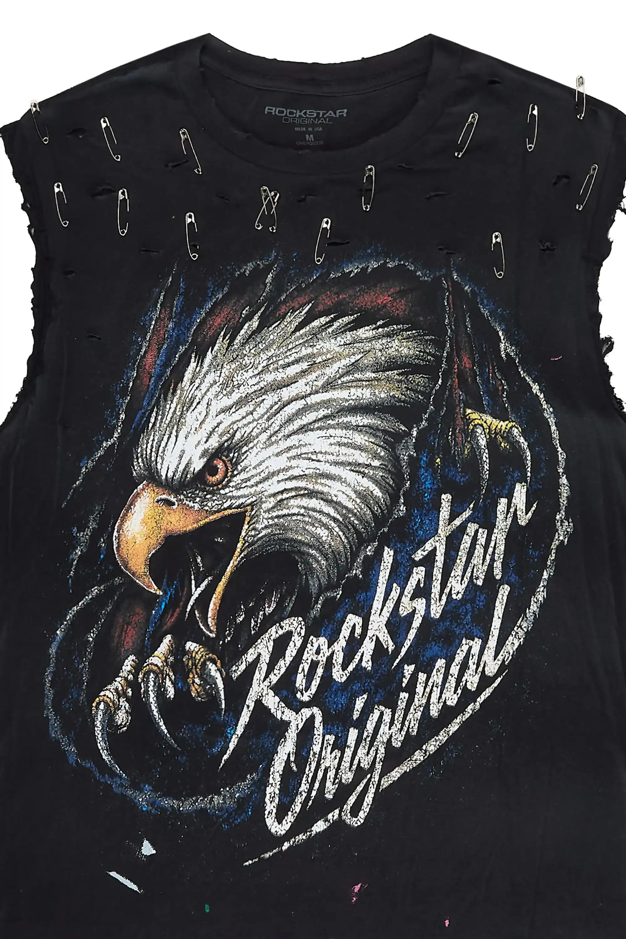 Kartala Black Cut Sleeve T-Shirt sold by Rockstar Original product image thumbnail 2
