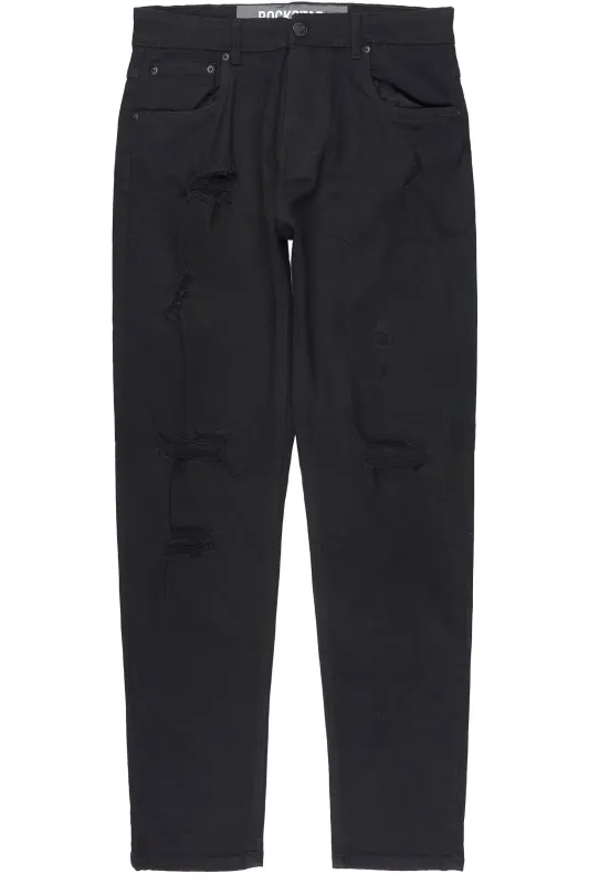 Enzi Jet Black Slim Fit Jean made by Rockstar Original