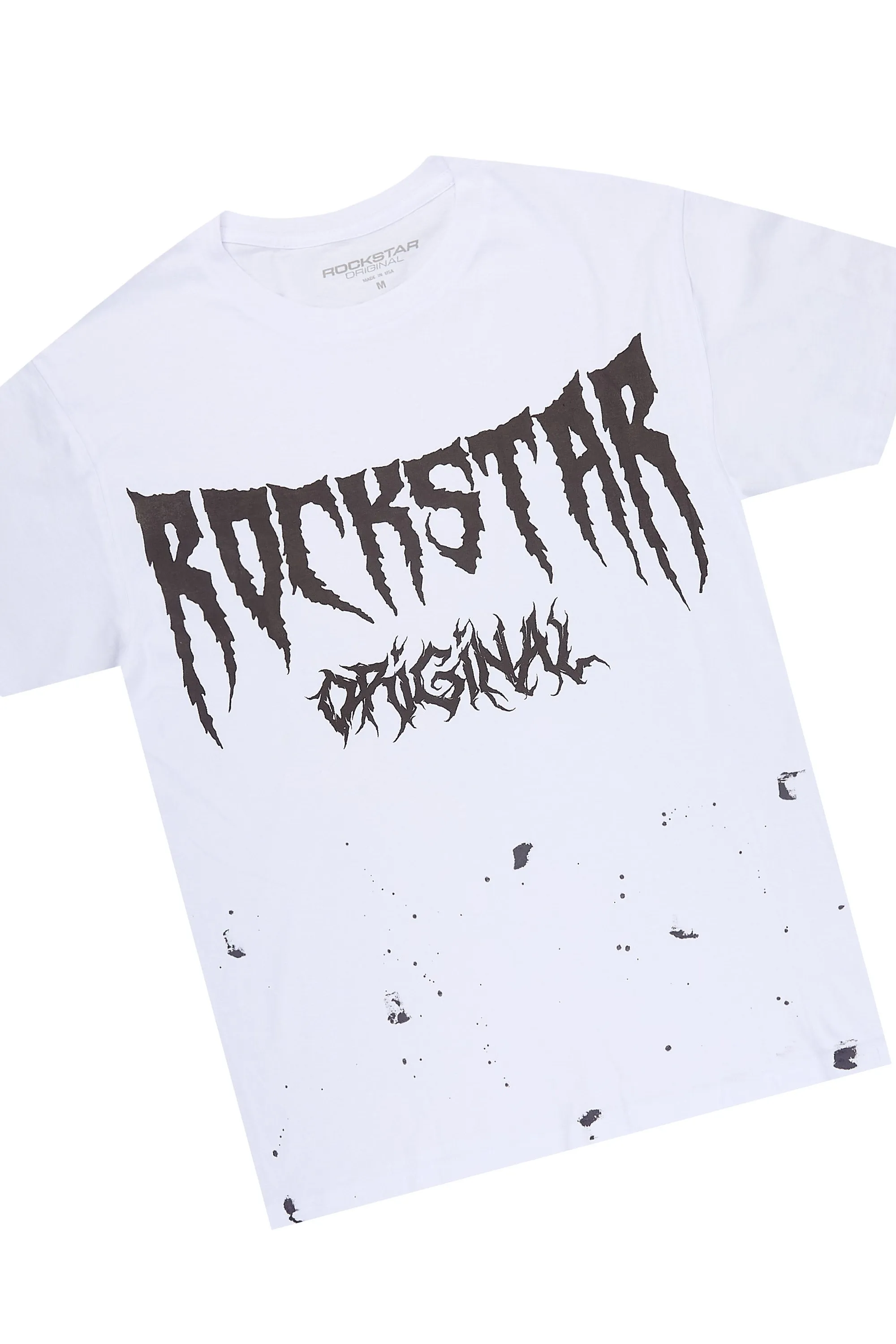 Twinkle White/Iron T-Shirt/Relaxed Track Set sold by Rockstar Original product image thumbnail 2
