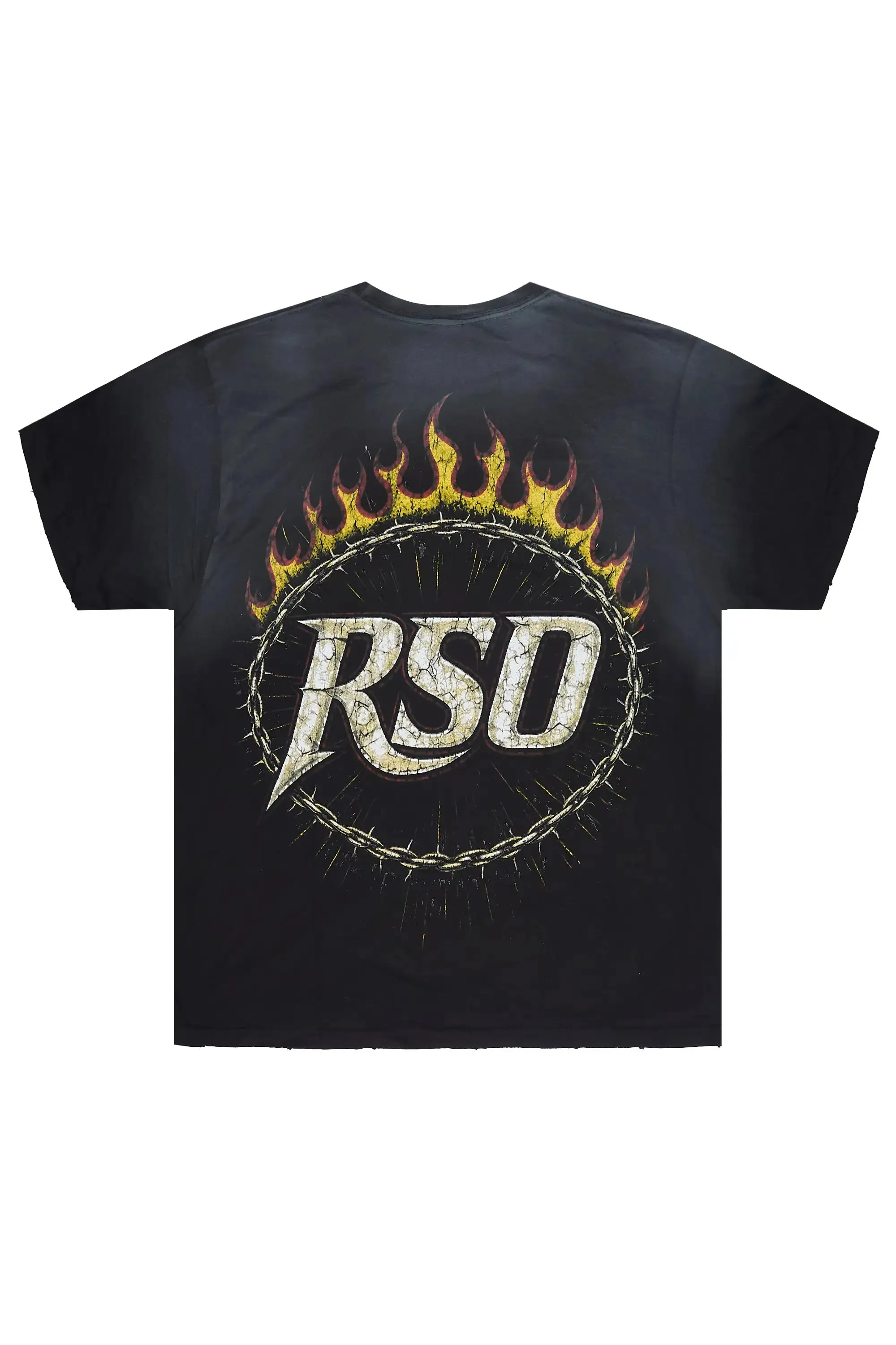 Destan Black Oversized Graphic T-Shirt sold by Rockstar Original product image thumbnail 3
