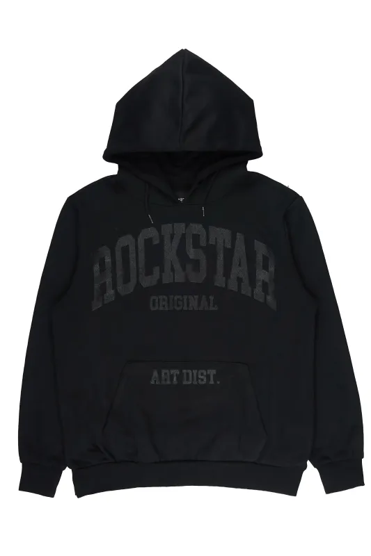 Nelly 3.0 Black Graphic Hoodie made by Rockstar Original