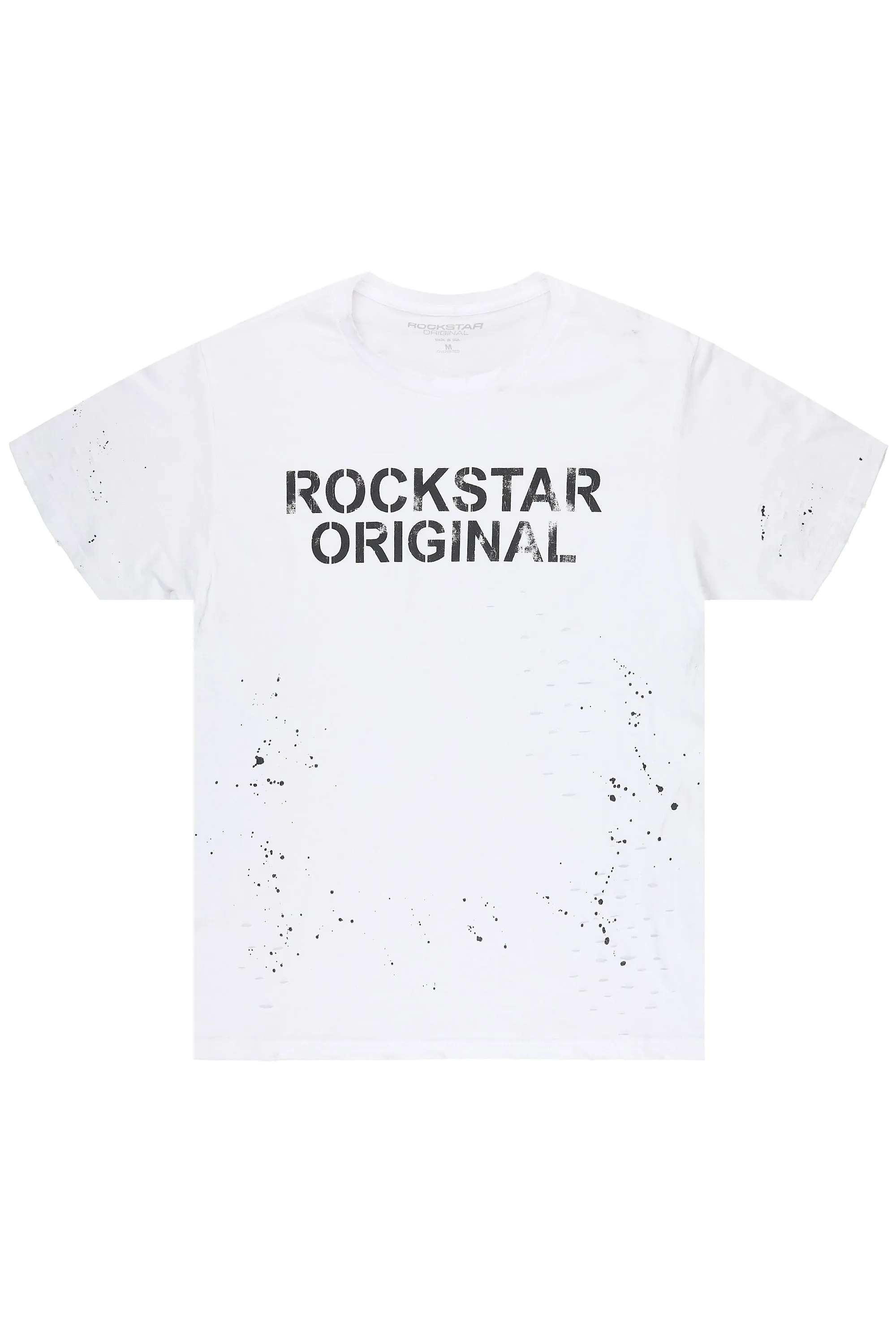 Reign White Oversized Graphic T-Shirt sold by Rockstar Original
