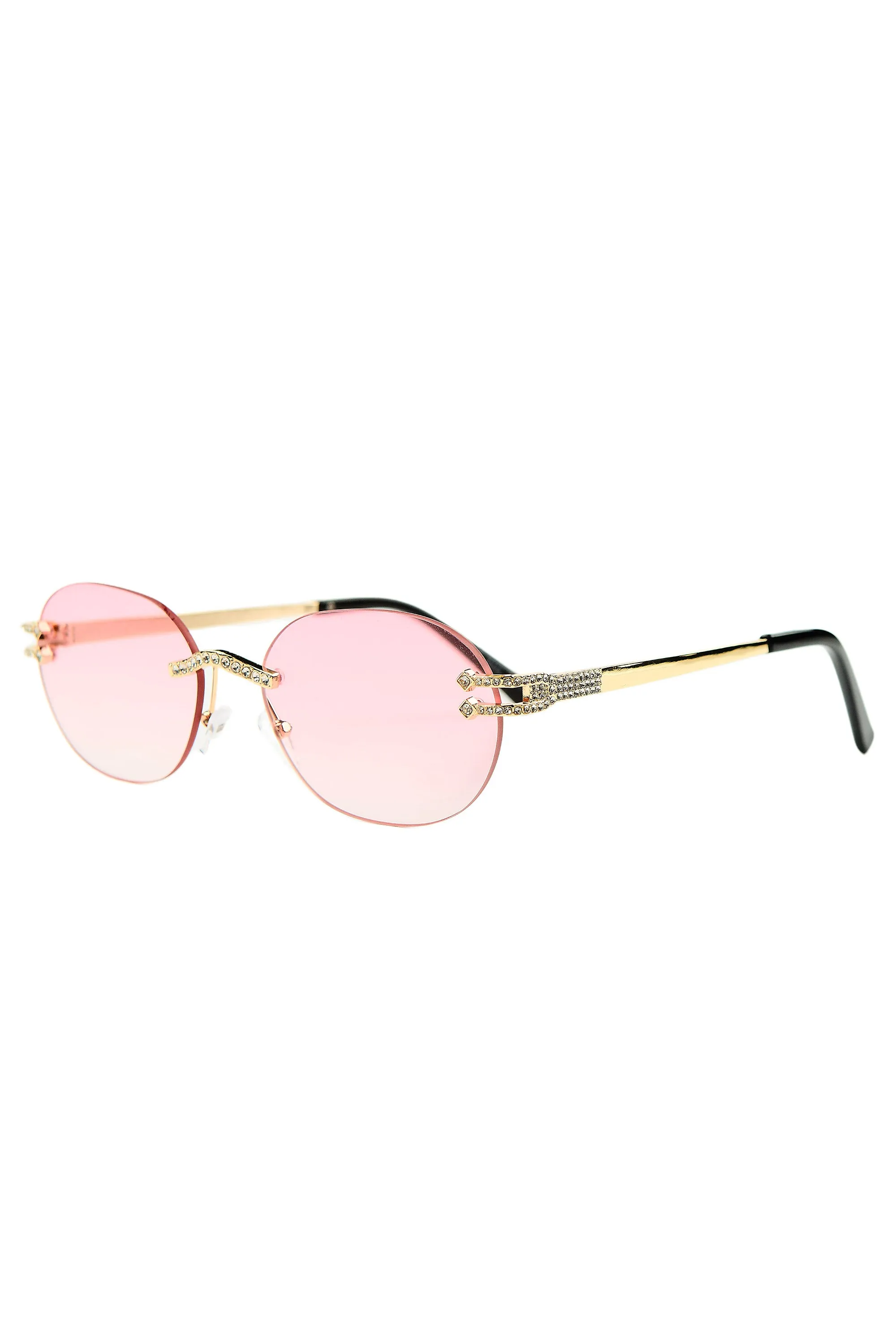 Angelita Pink/Gold Sunglasses sold by Rockstar Original product image thumbnail 2
