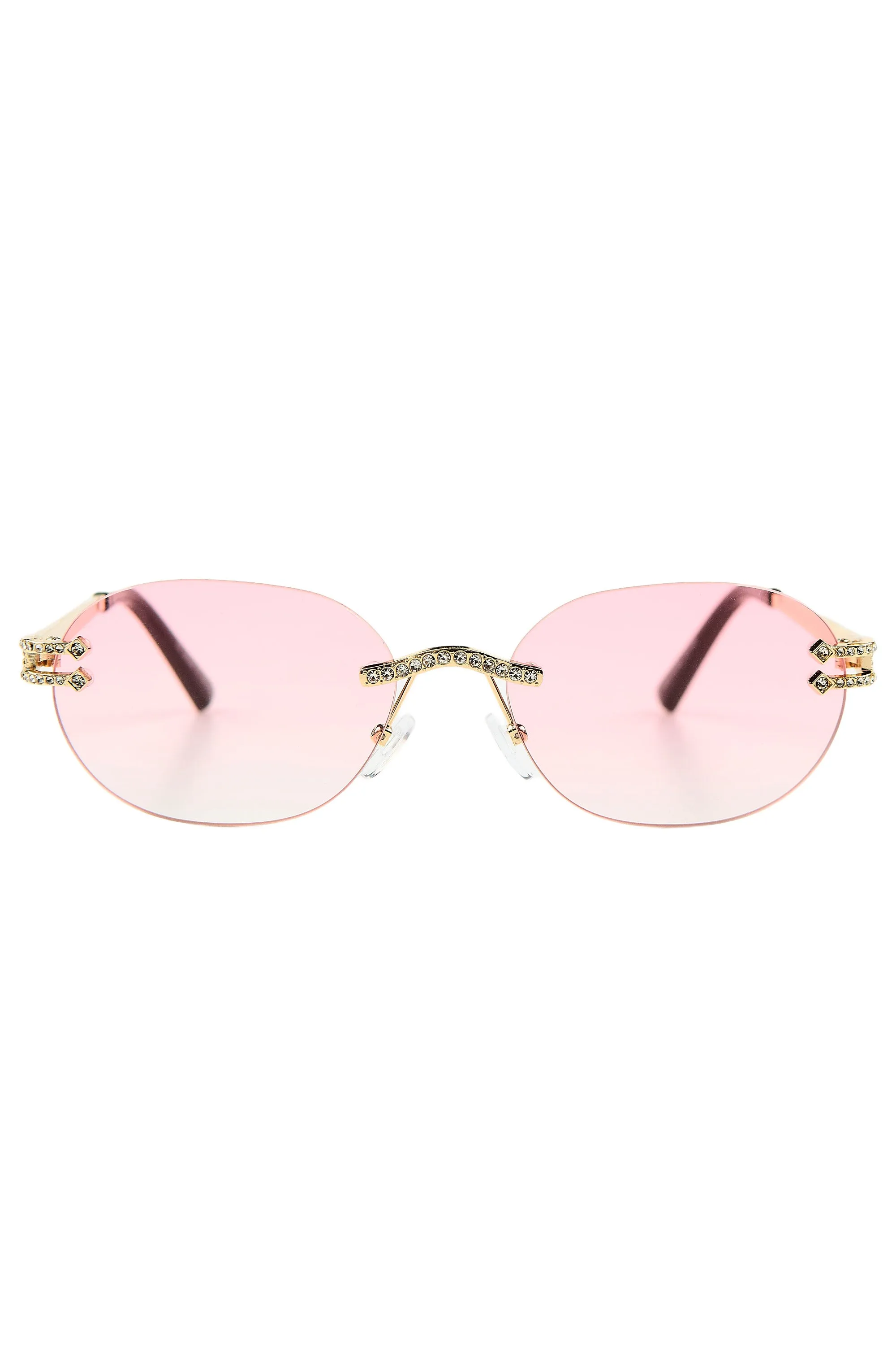 Angelita Pink/Gold Sunglasses sold by Rockstar Original