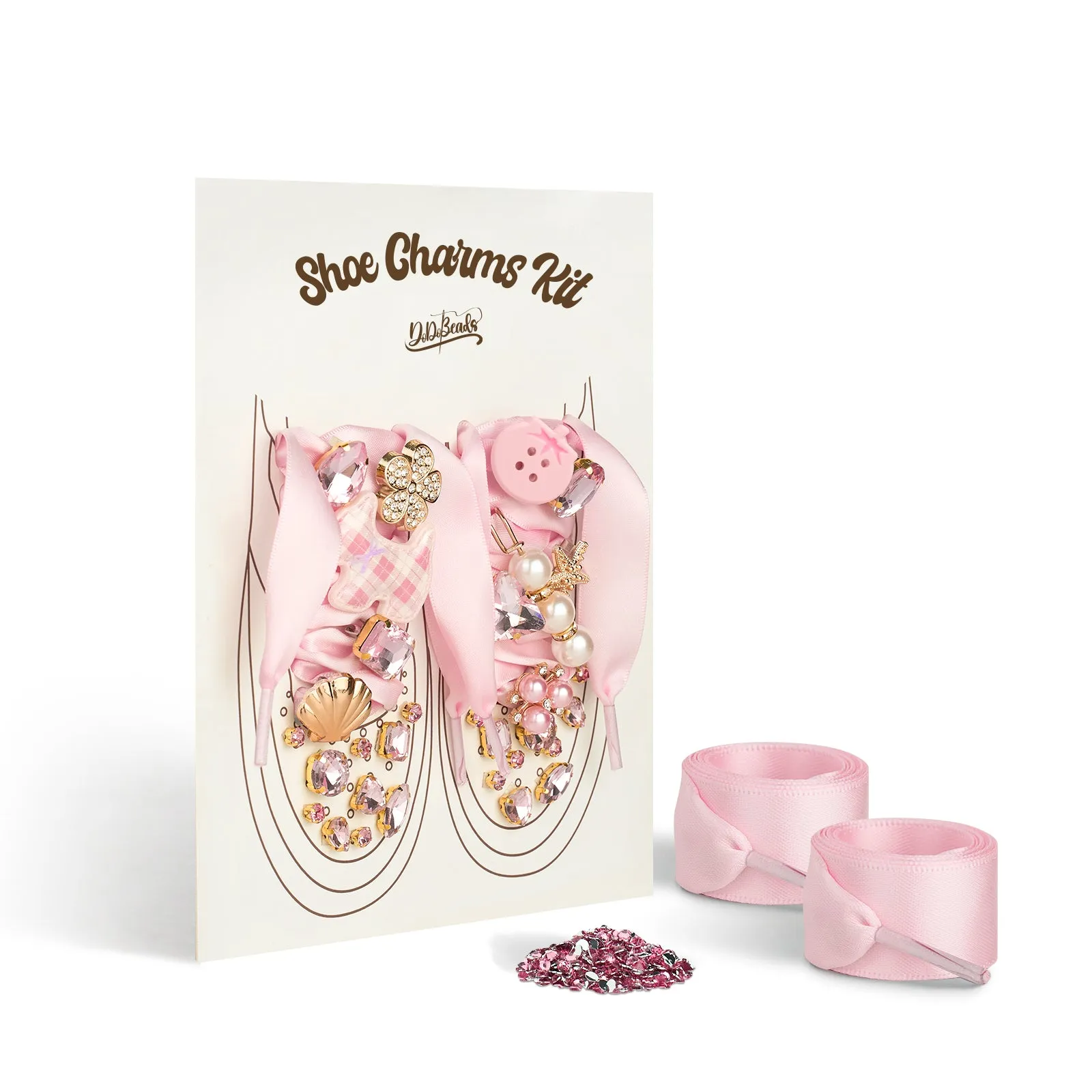 Xyra Pink Beads Shoe Charms sold by Rockstar Original