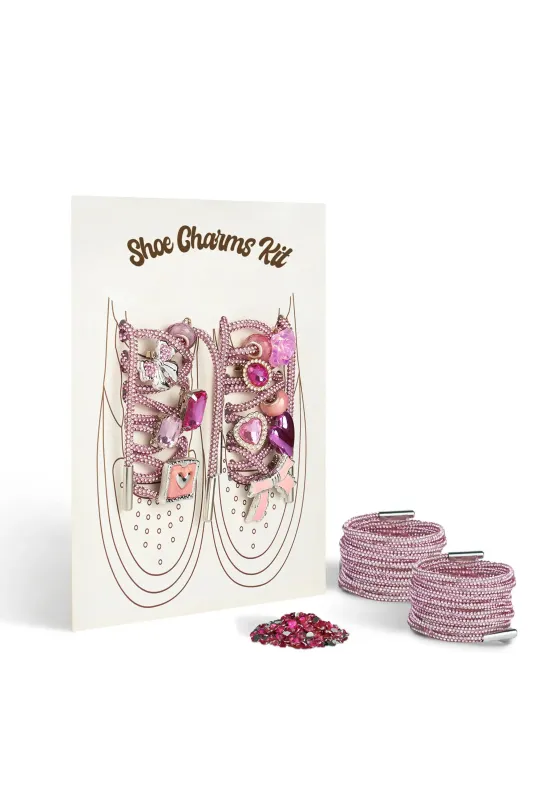 Zavia Pink Beads Shoe Charms made by Rockstar Original