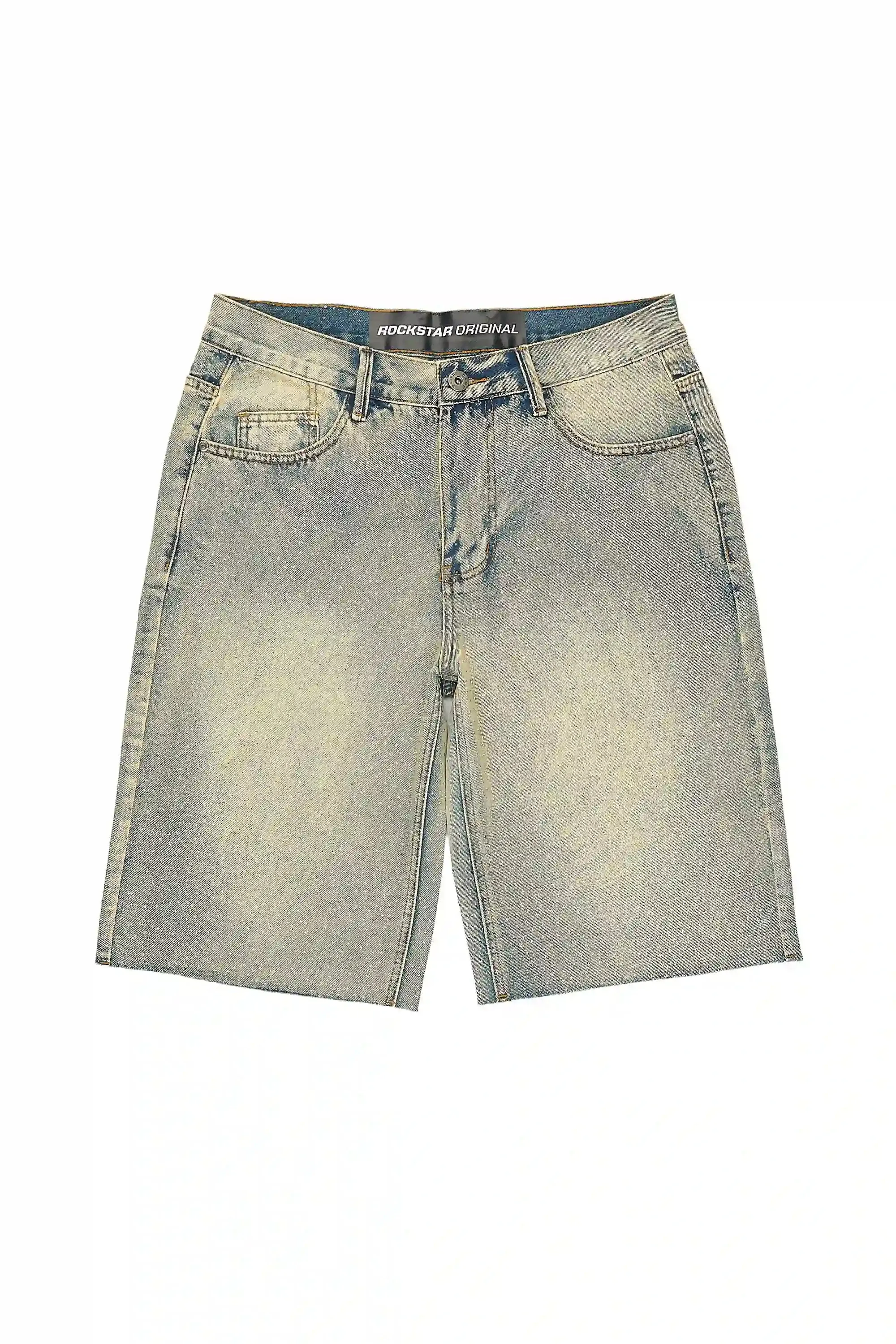 Brayan Blue Rhinestones Denim Short sold by Rockstar Original product image thumbnail 2