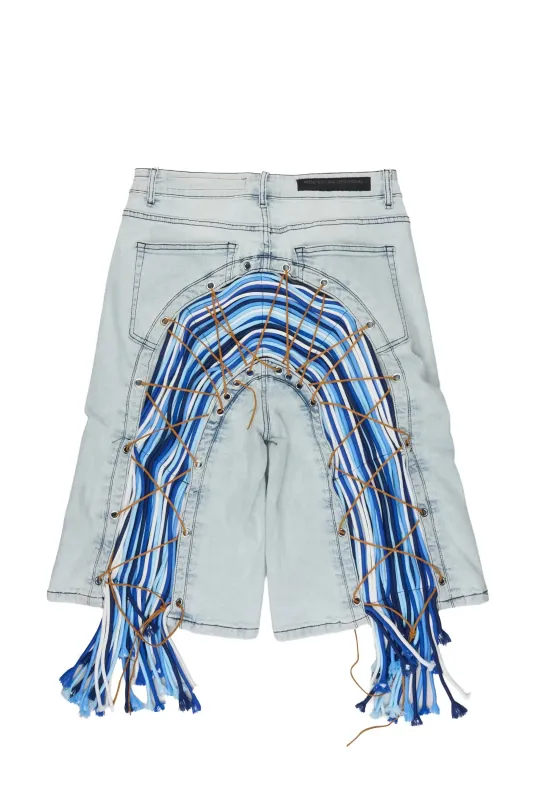 Otto Light Blue Jort made by Rockstar Original