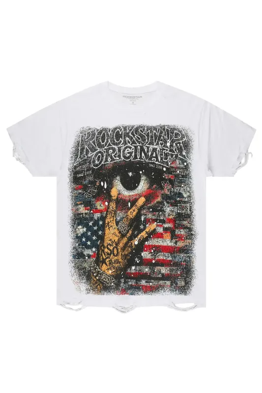 Sheynce White T-Shirt made by Rockstar Original