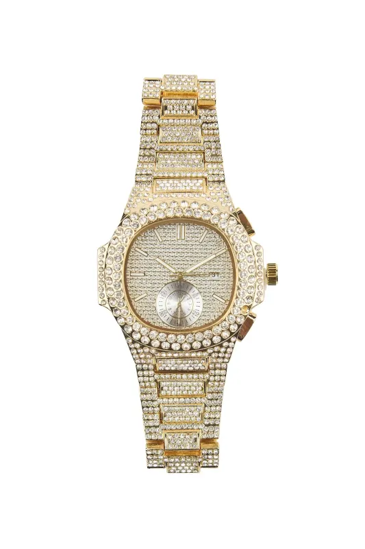 Wilsdorf Gold Bling Watch made by Rockstar Original