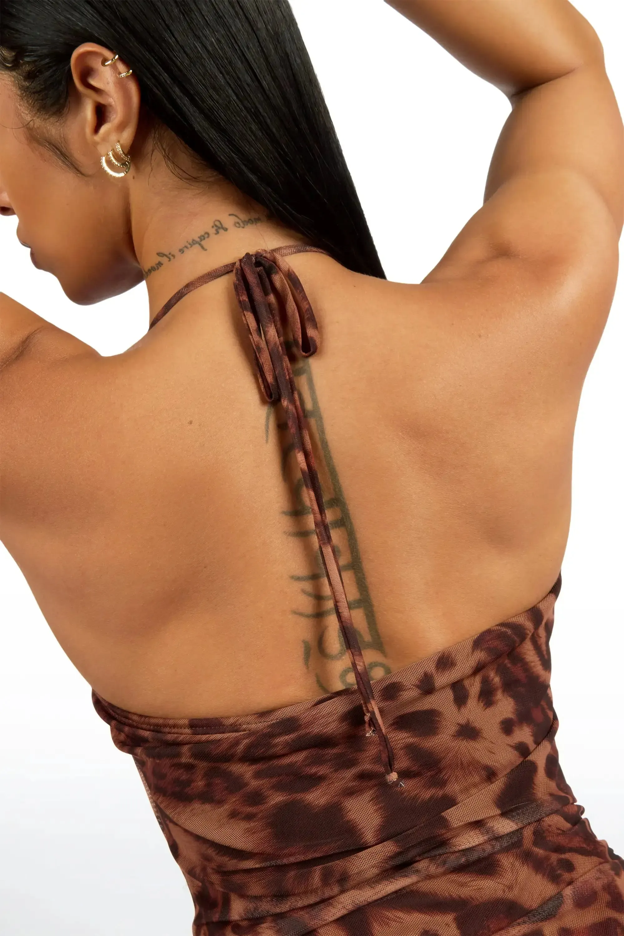 Leopardista Leopard Mesh Dress sold by Rockstar Original product image thumbnail 2