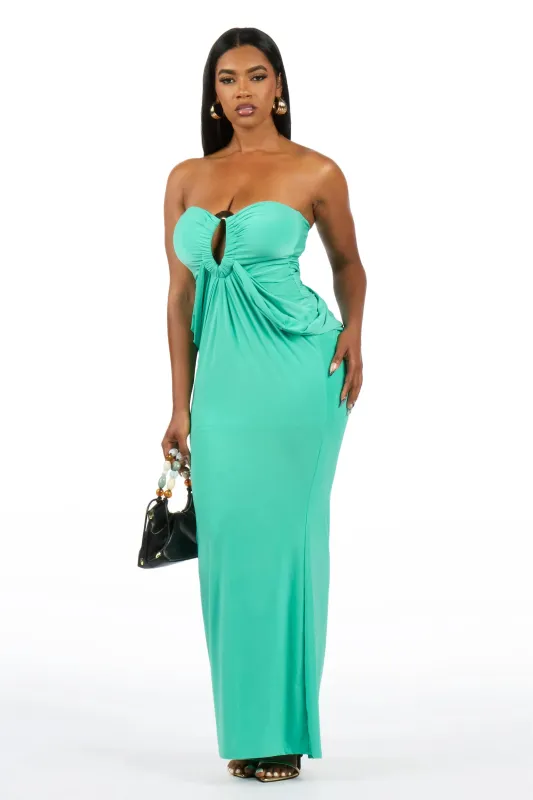 Hollywood Turquoise Maxi Dress made by Rockstar Original