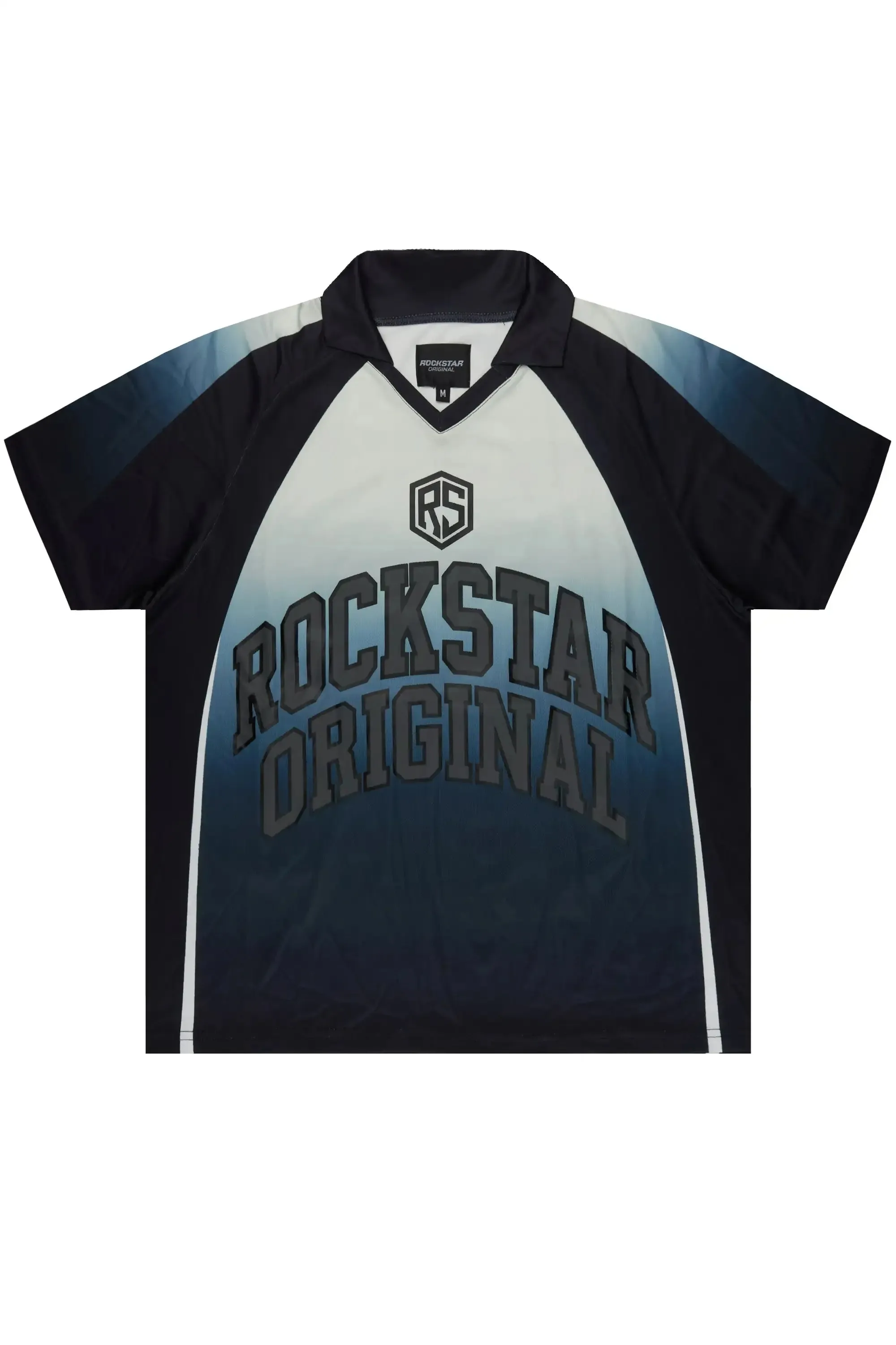 Ricco Black/White World Soccer Inspired Graphic Jersey sold by Rockstar Original