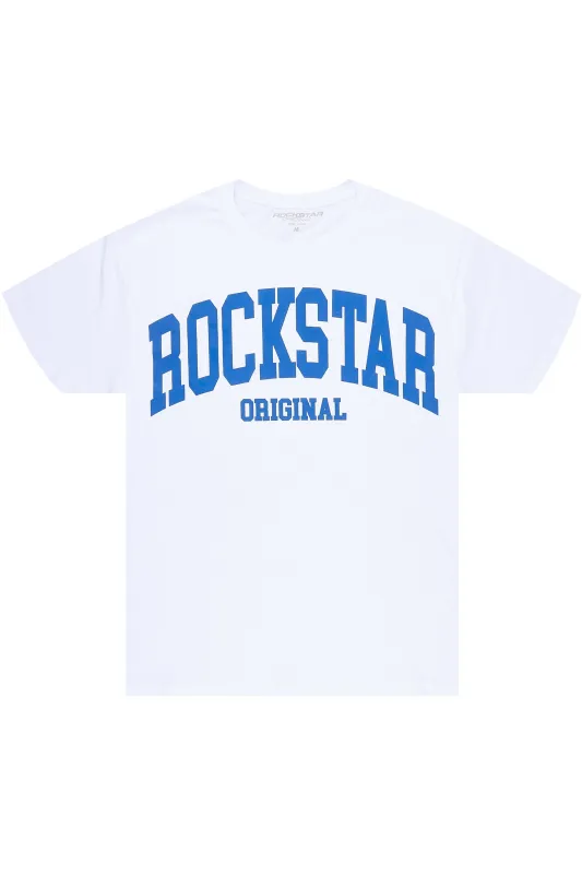 Rayray White Graphic T-Shirt made by Rockstar Original