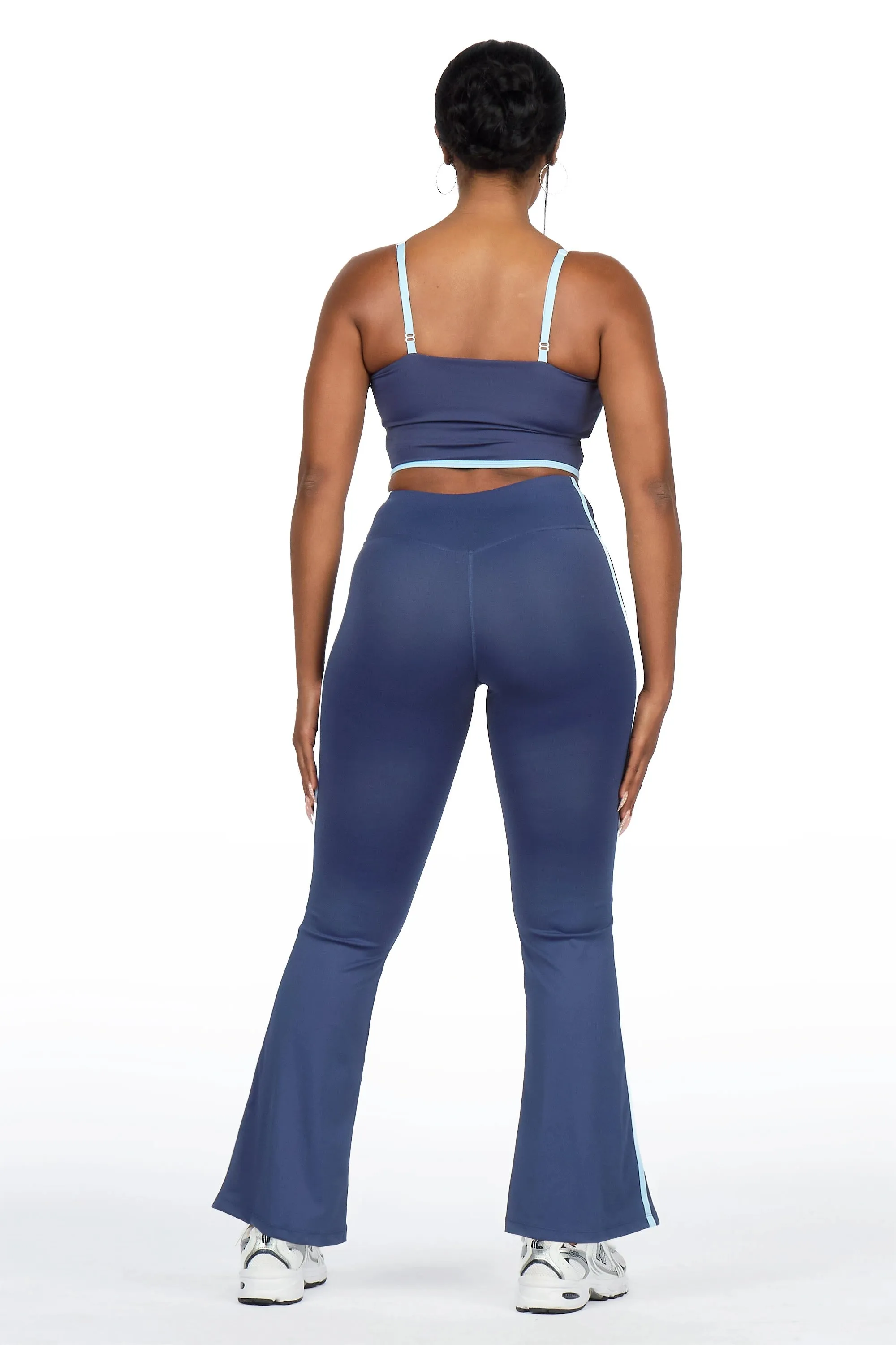 Karmen Navy Tank Active Flare Pant Set sold by Rockstar Original product image thumbnail 5