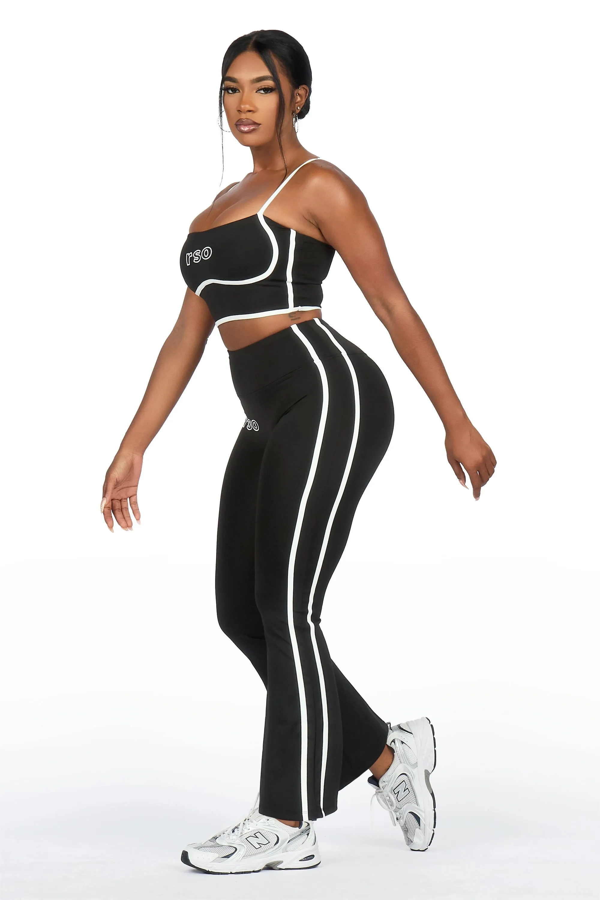 Karmen Black Tank Active Flare Pant Set sold by Rockstar Original product image thumbnail 5