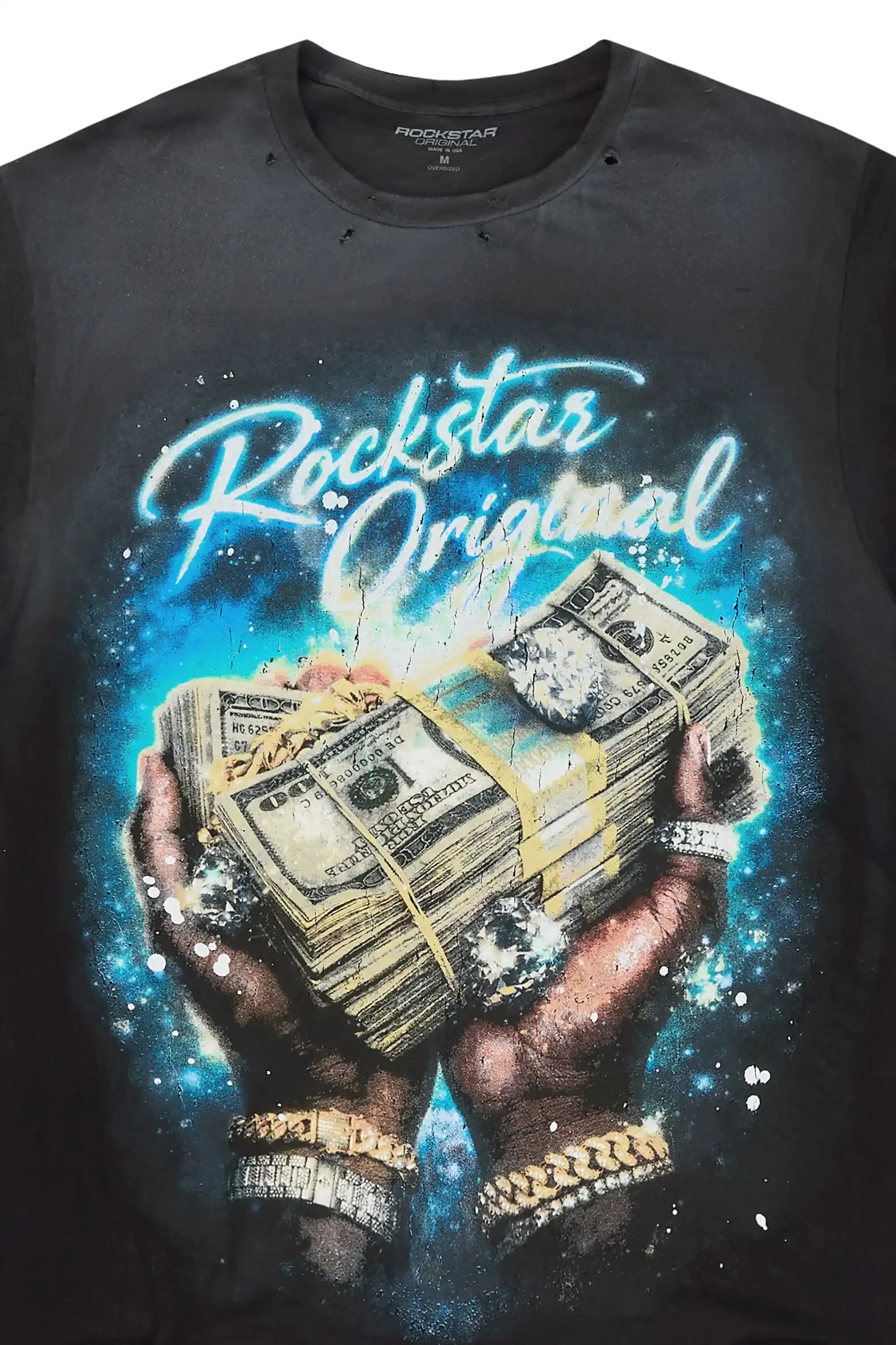 Shameca Black T-Shirt sold by Rockstar Original product image thumbnail 2