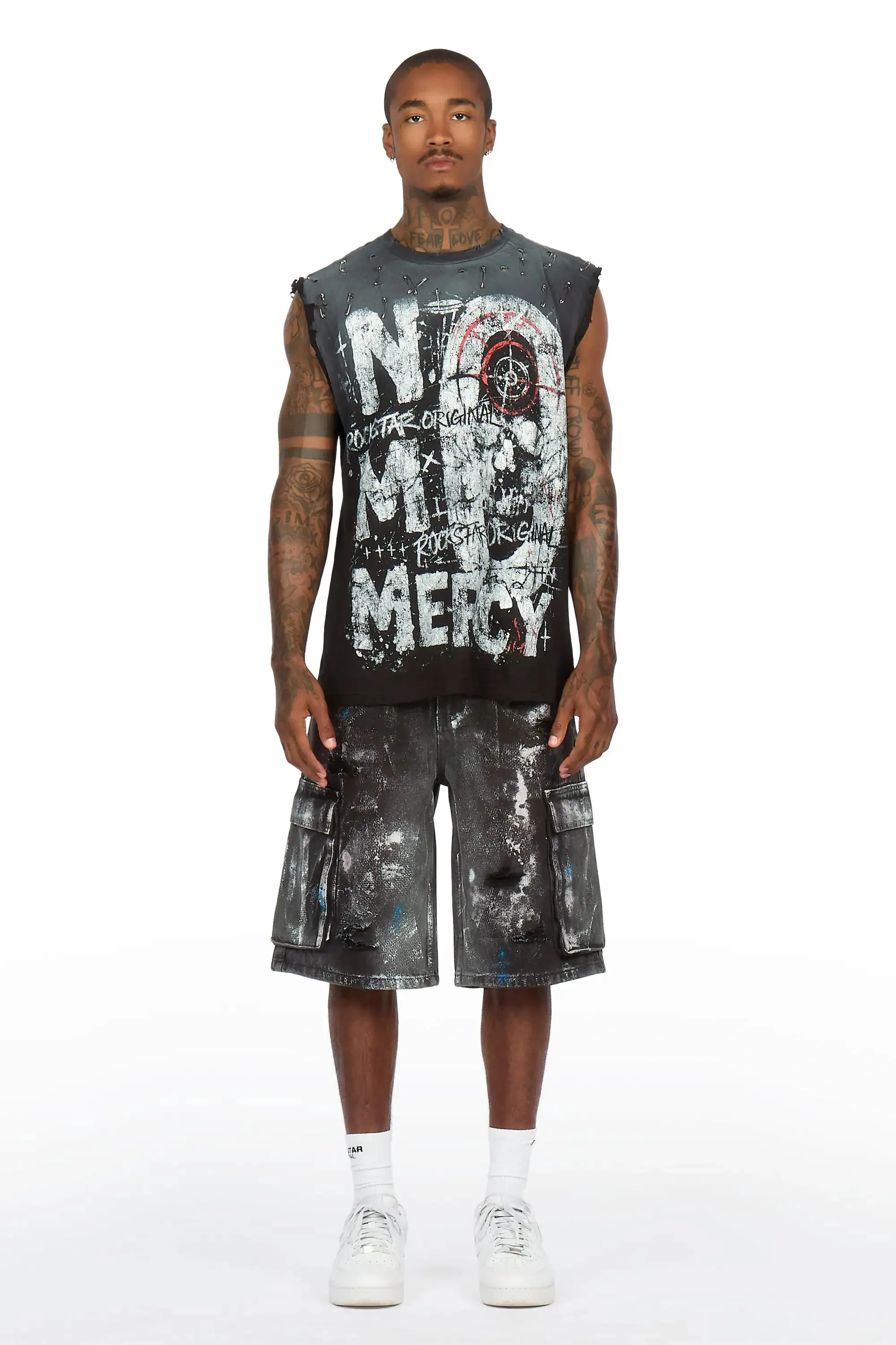 Fonte Black Denim Jort sold by Rockstar Original