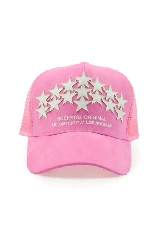 Donzeala Pink Trucker Hat made by Rockstar Original