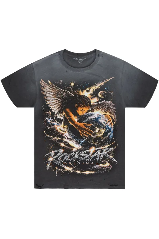 Racquel Charcoal T-Shirt made by Rockstar Original