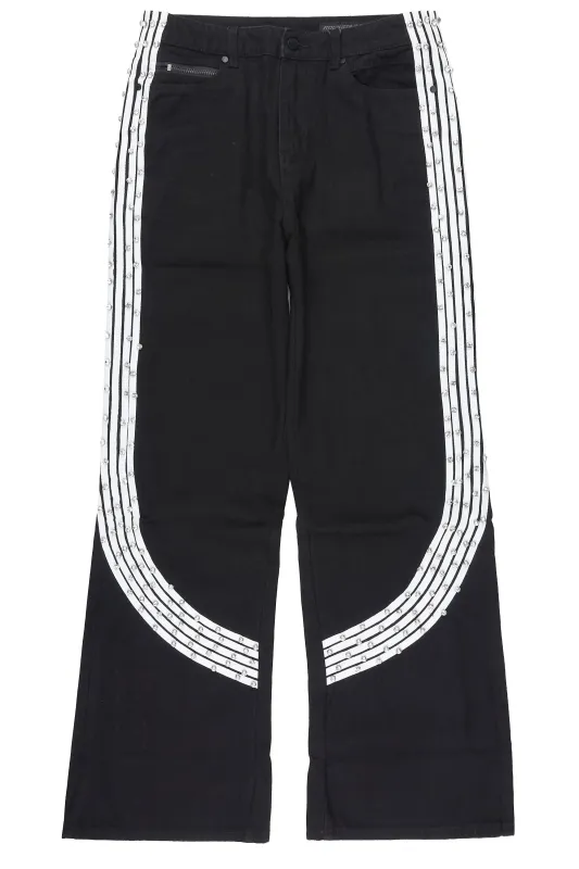 Zayven Black Baggy Fit Jean made by Rockstar Original
