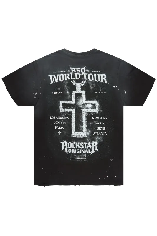 Tashaira Black T-Shirt made by Rockstar Original
