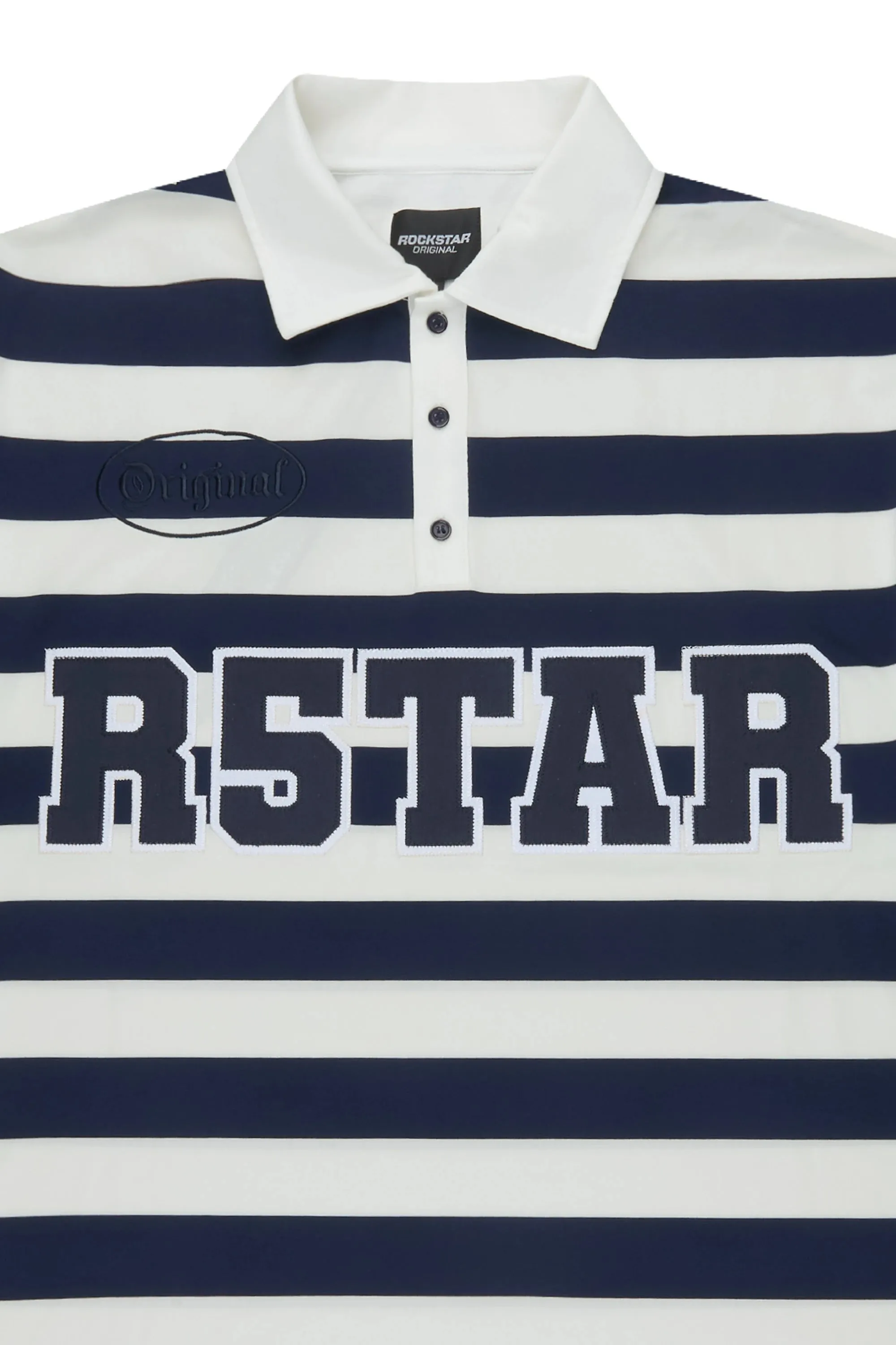 Fintan Navy Polo Shirt sold by Rockstar Original product image thumbnail 5