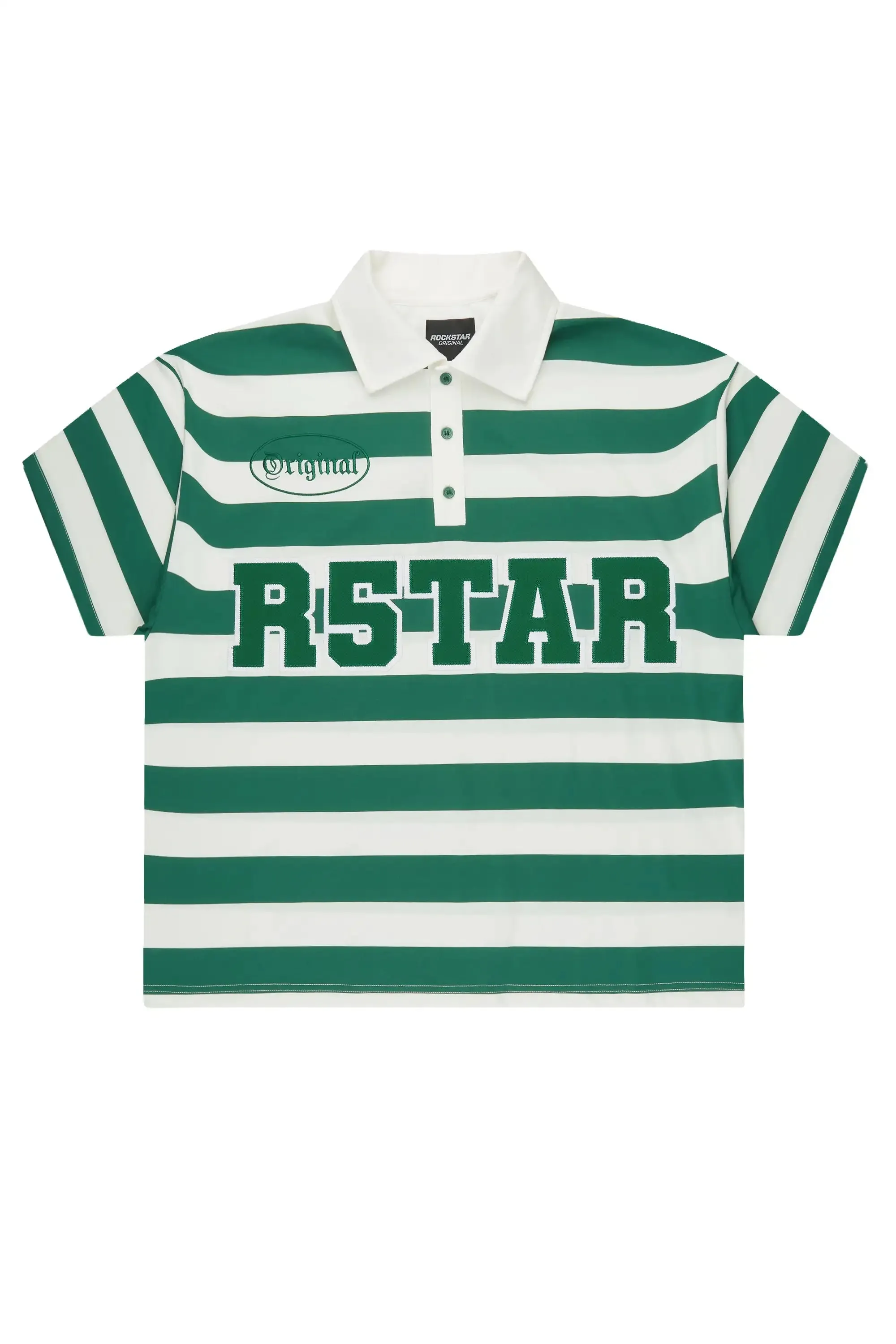 Fintan Green Polo Shirt sold by Rockstar Original