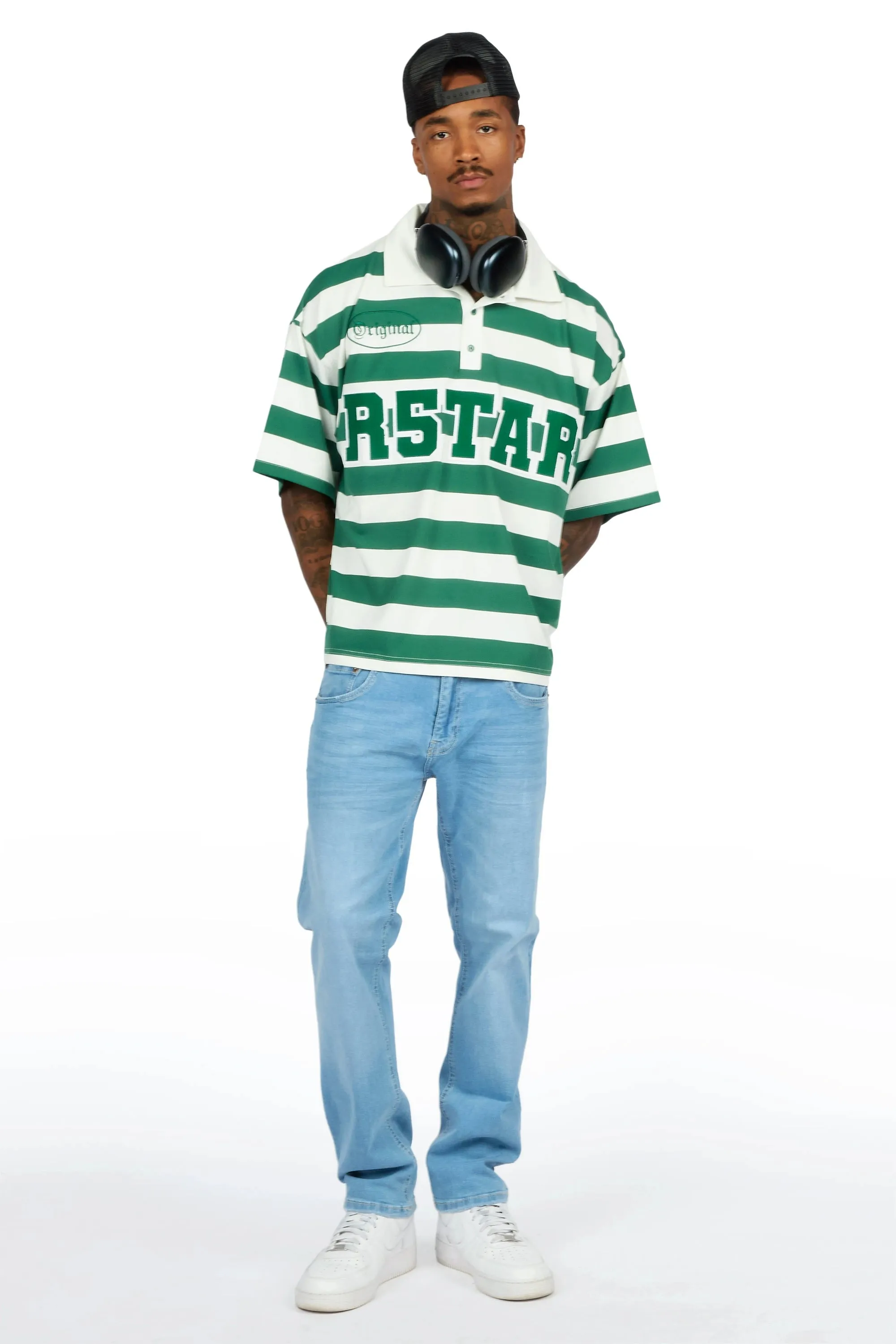 Fintan Green Polo Shirt sold by Rockstar Original product image thumbnail 2