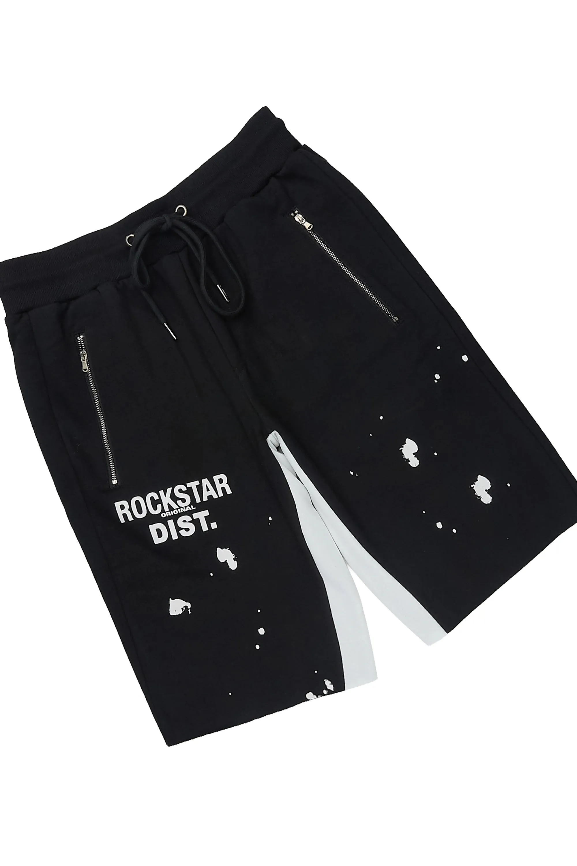 Raffer 3.0 Black Cut Sleeve Hoodie Short Set sold by Rockstar Original product image thumbnail 3