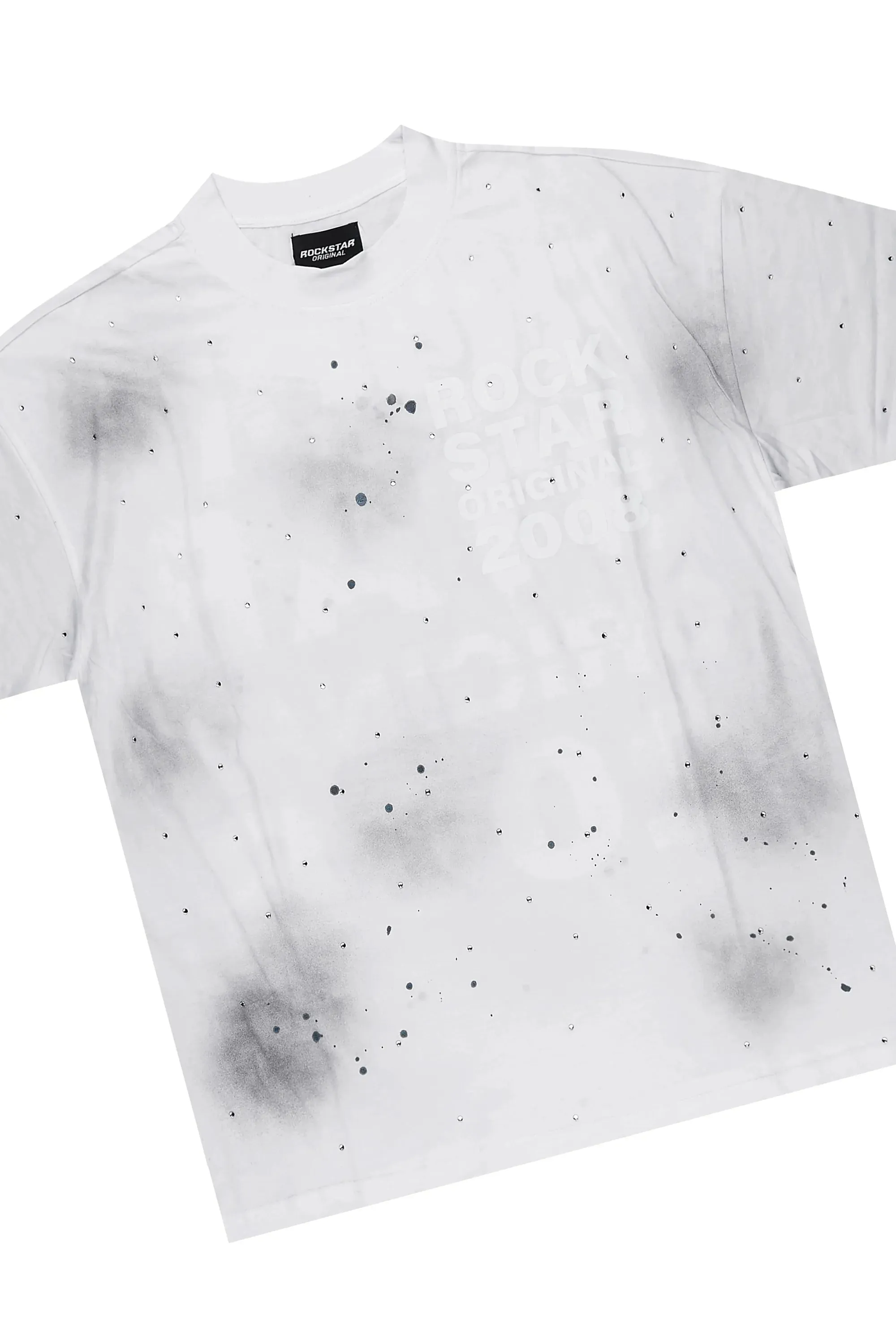 Eliso White T-Shirt/Short Set sold by Rockstar Original product image thumbnail 2