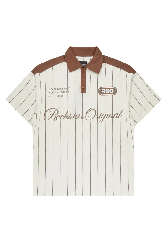 Relo Beige Polo Shirt made by Rockstar Original