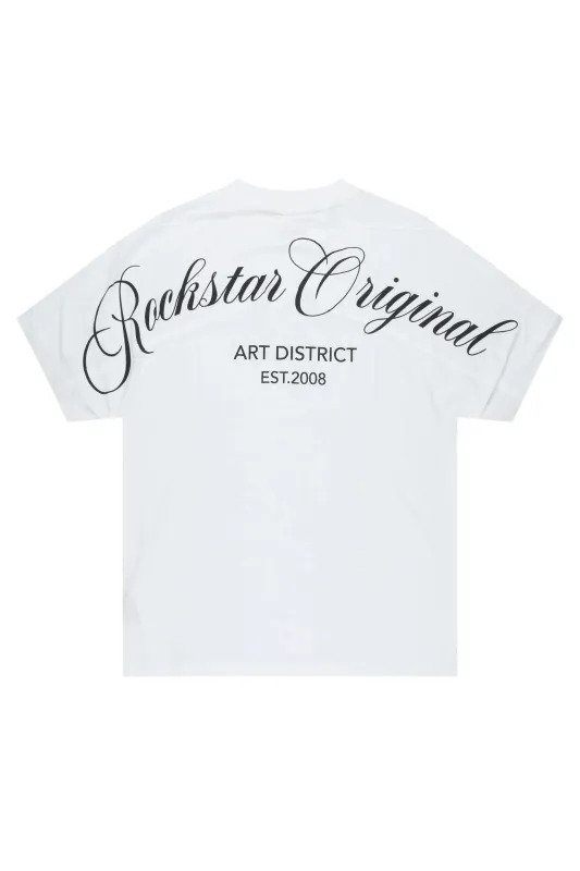 Jakaria White Tee Shirt made by Rockstar Original