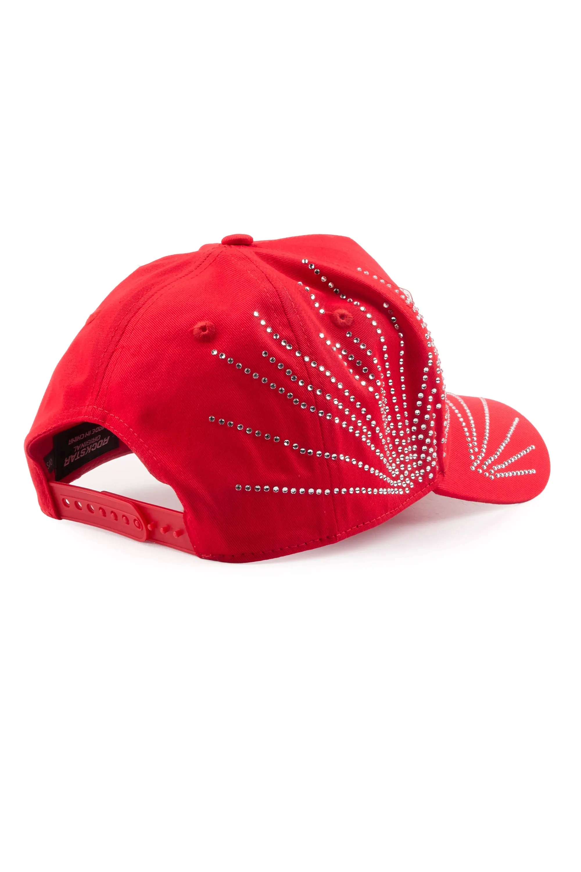 Baldwin Red Rhinestone Trucker Hat sold by Rockstar Original product image thumbnail 3