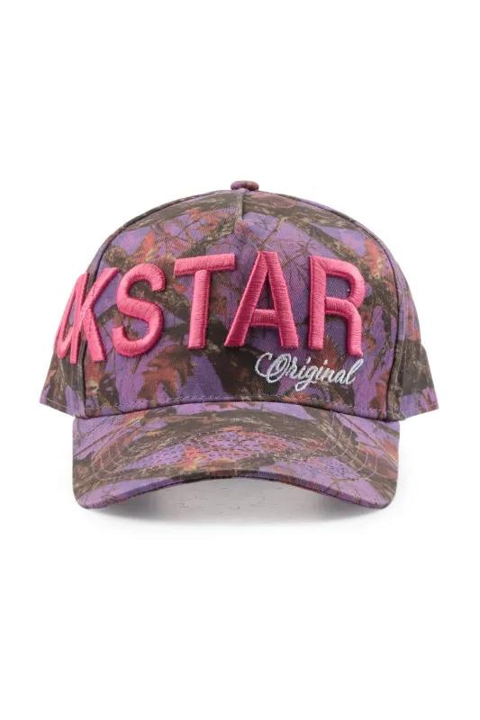 Kyiara Pink Tree Camo Trucker Hat made by Rockstar Original