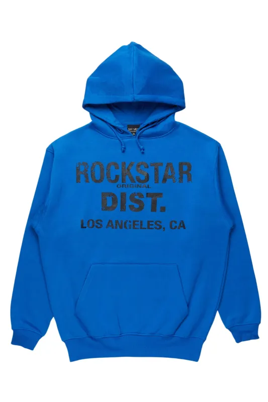 Lake Royal Blue Graphic Hoodie made by Rockstar Original