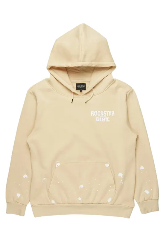 Raffer Beige/White Graphic Hoodie made by Rockstar Original