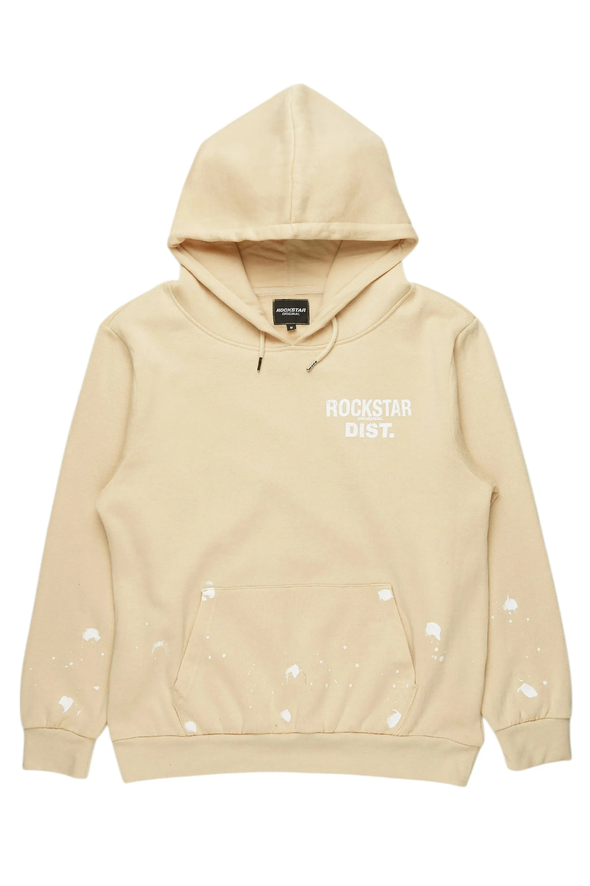 Raffer Beige/White Graphic Hoodie sold by Rockstar Original