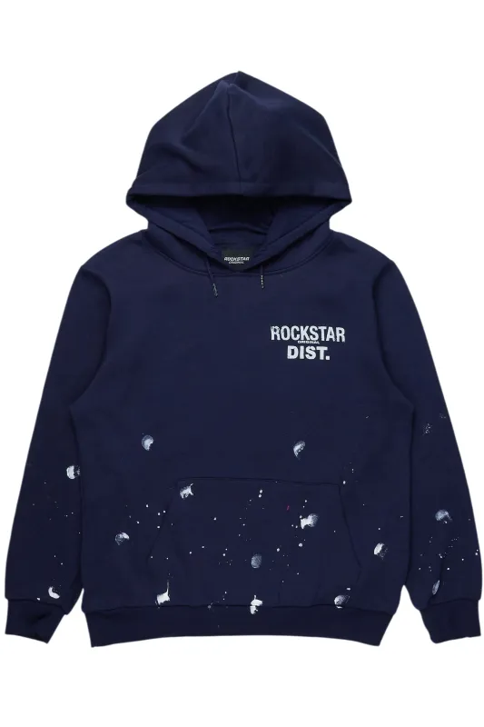 Raffer Navy Graphic Hoodie made by Rockstar Original