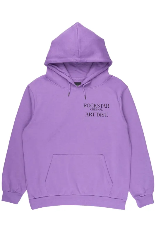 Rockstar Art Dist 2.0 Purple Graphic Hoodie made by Rockstar Original