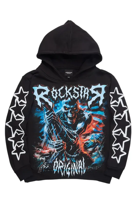 Krio Black/Grey Graphic Hoodie made by Rockstar Original