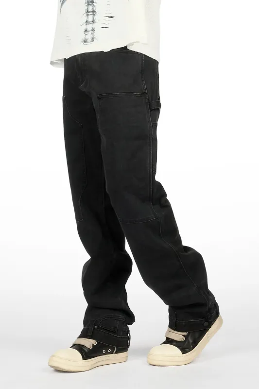 Zerah Black Straight Fit Jean made by Rockstar Original