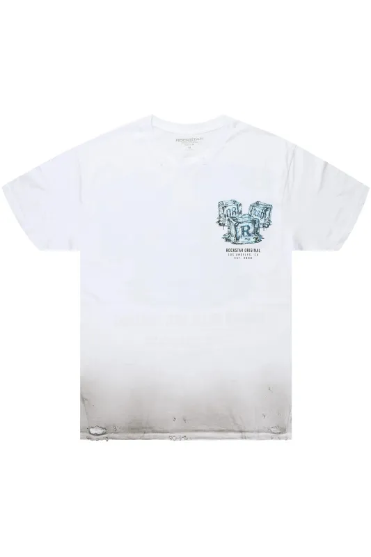 Harmahnie White T-Shirt made by Rockstar Original