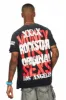 Omer Black Oversized Graphic T-Shirt sold by Rockstar Original