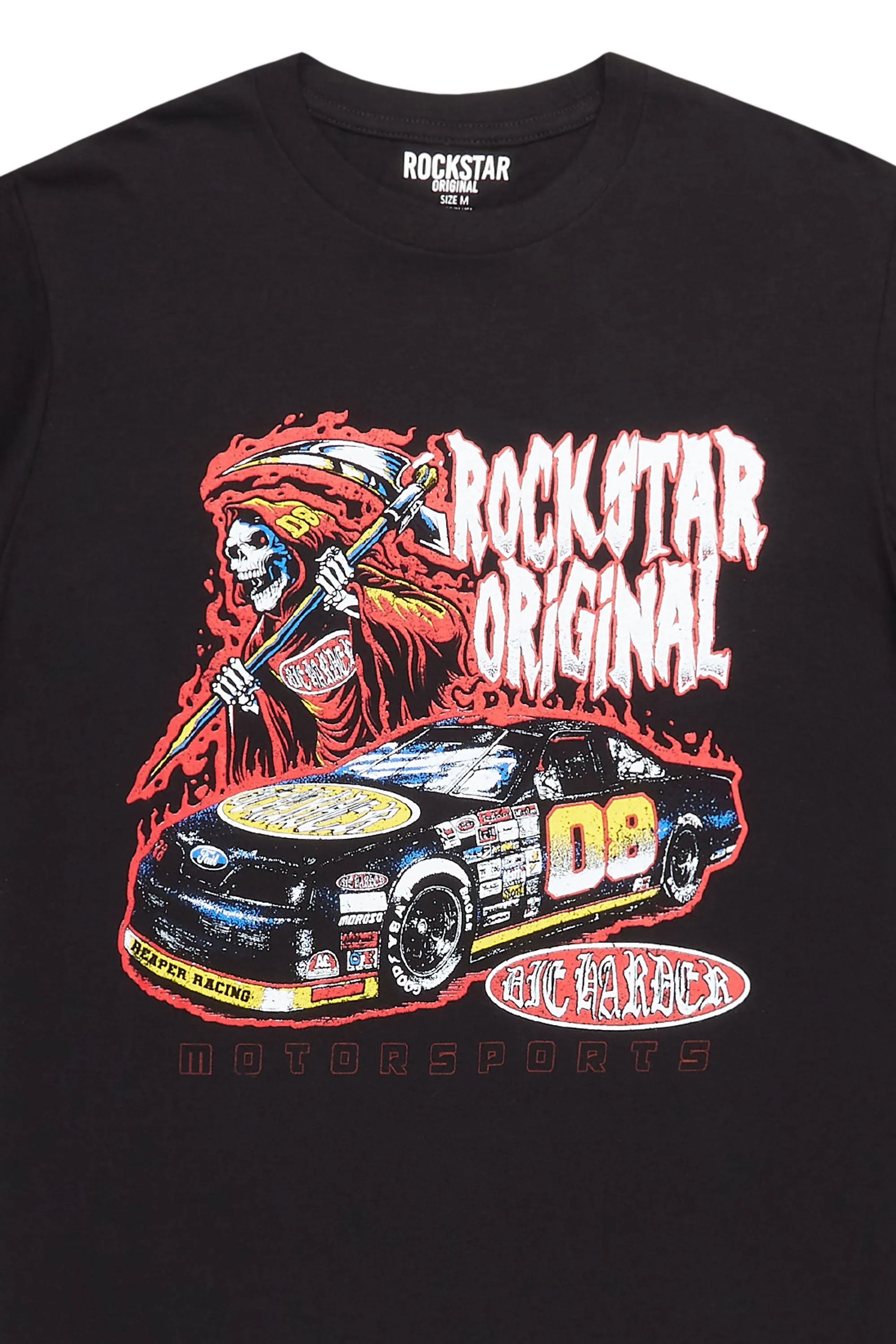 Daggor Black Graphic T-Shirt sold by Rockstar Original product image thumbnail 2