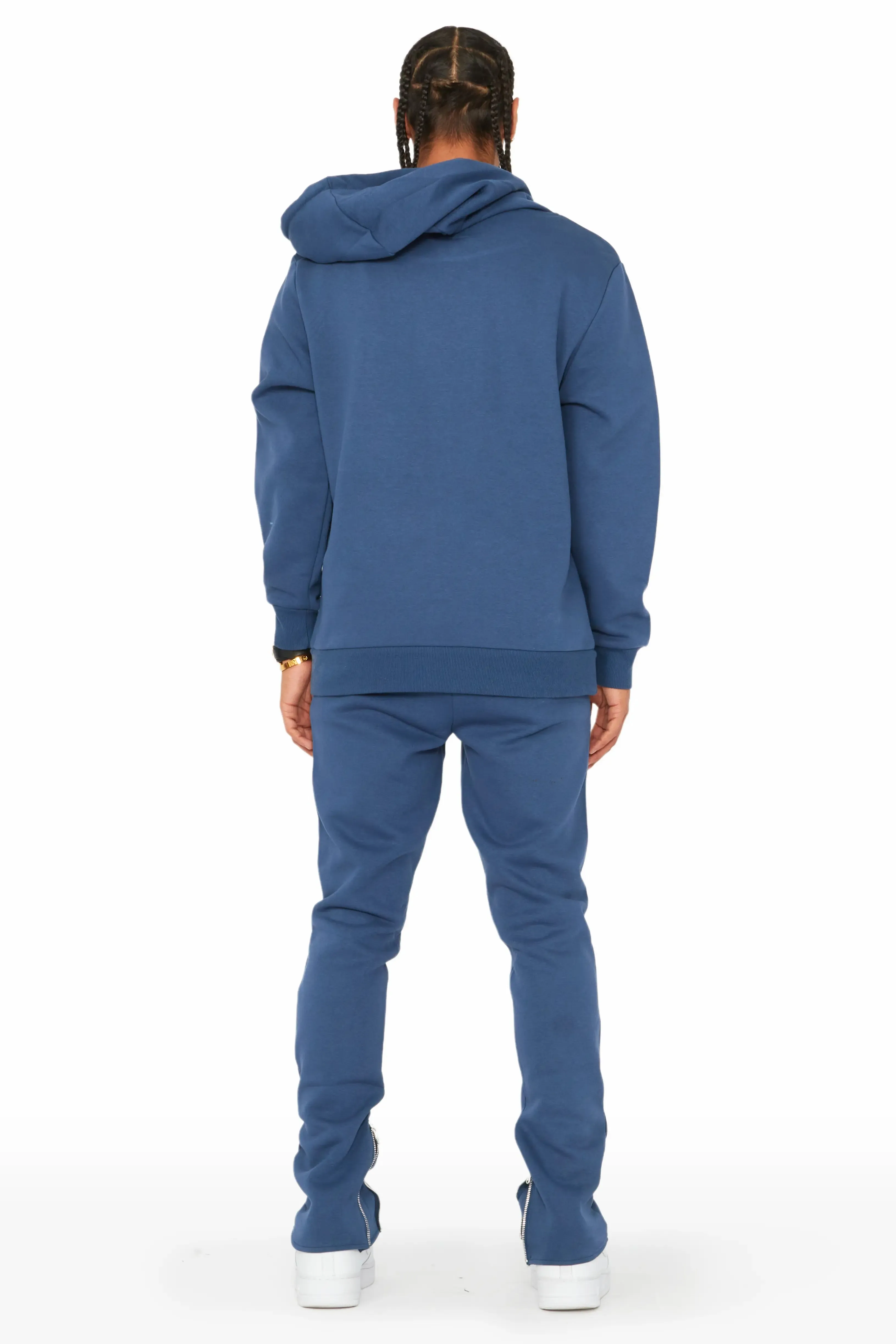 Tidus Navy Slim Fit Track Set sold by Rockstar Original product image thumbnail 4