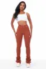 Khadeeja Brown Super Stacked Jean sold by Rockstar Original