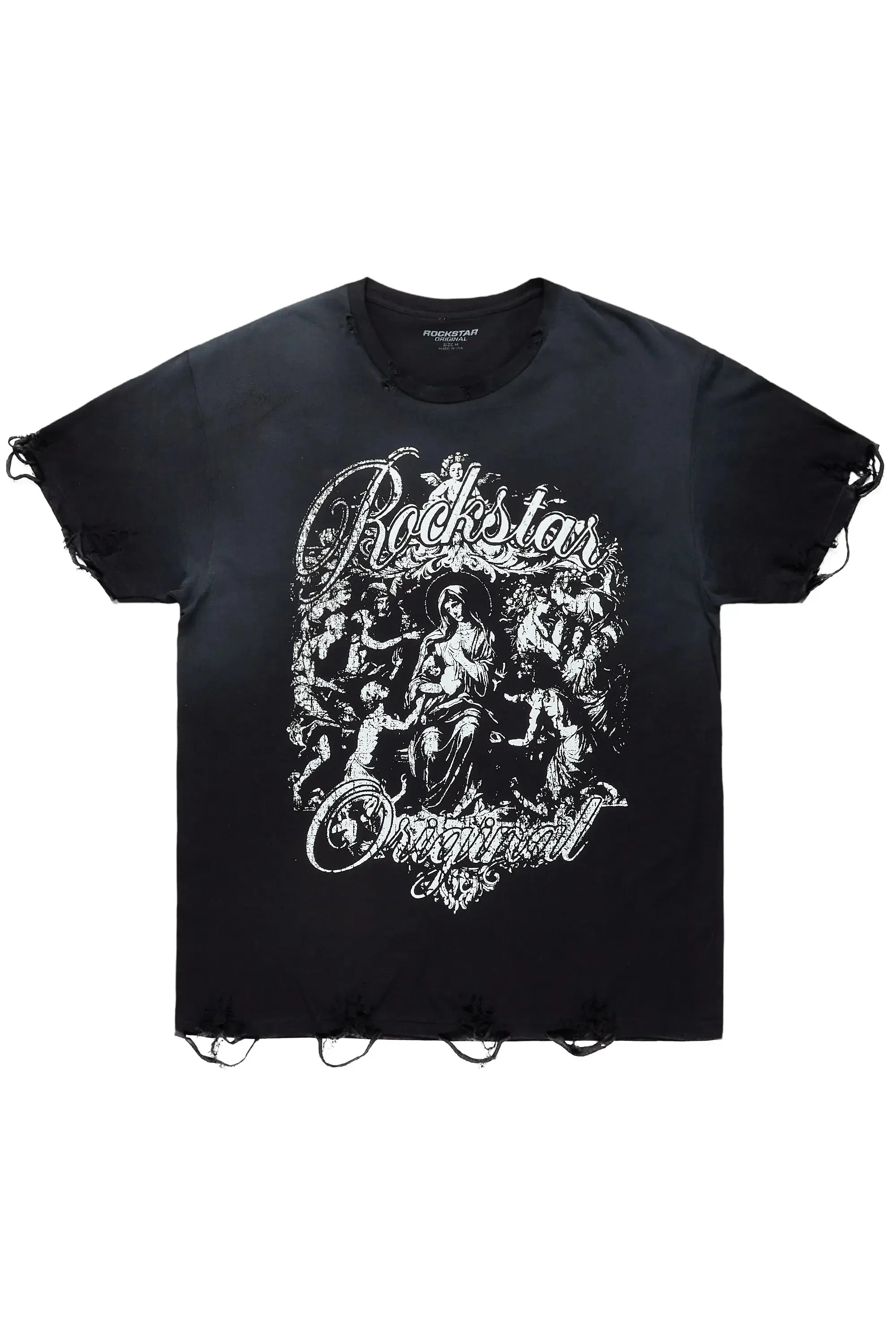 Vamp Black Oversized Graphic T-Shirt sold by Rockstar Original