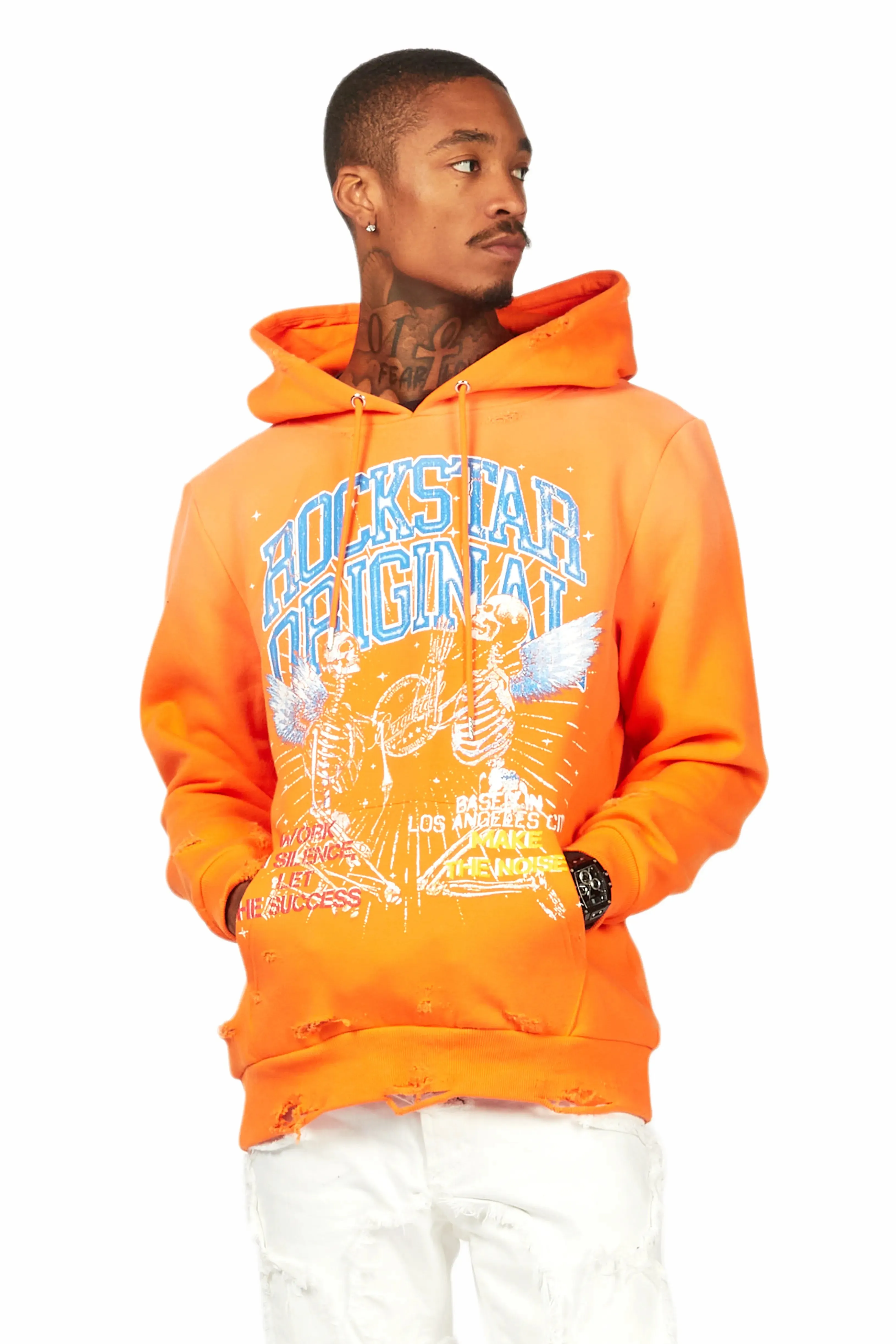 Chloe Orange Graphic Hoodie sold by Rockstar Original product image thumbnail 2