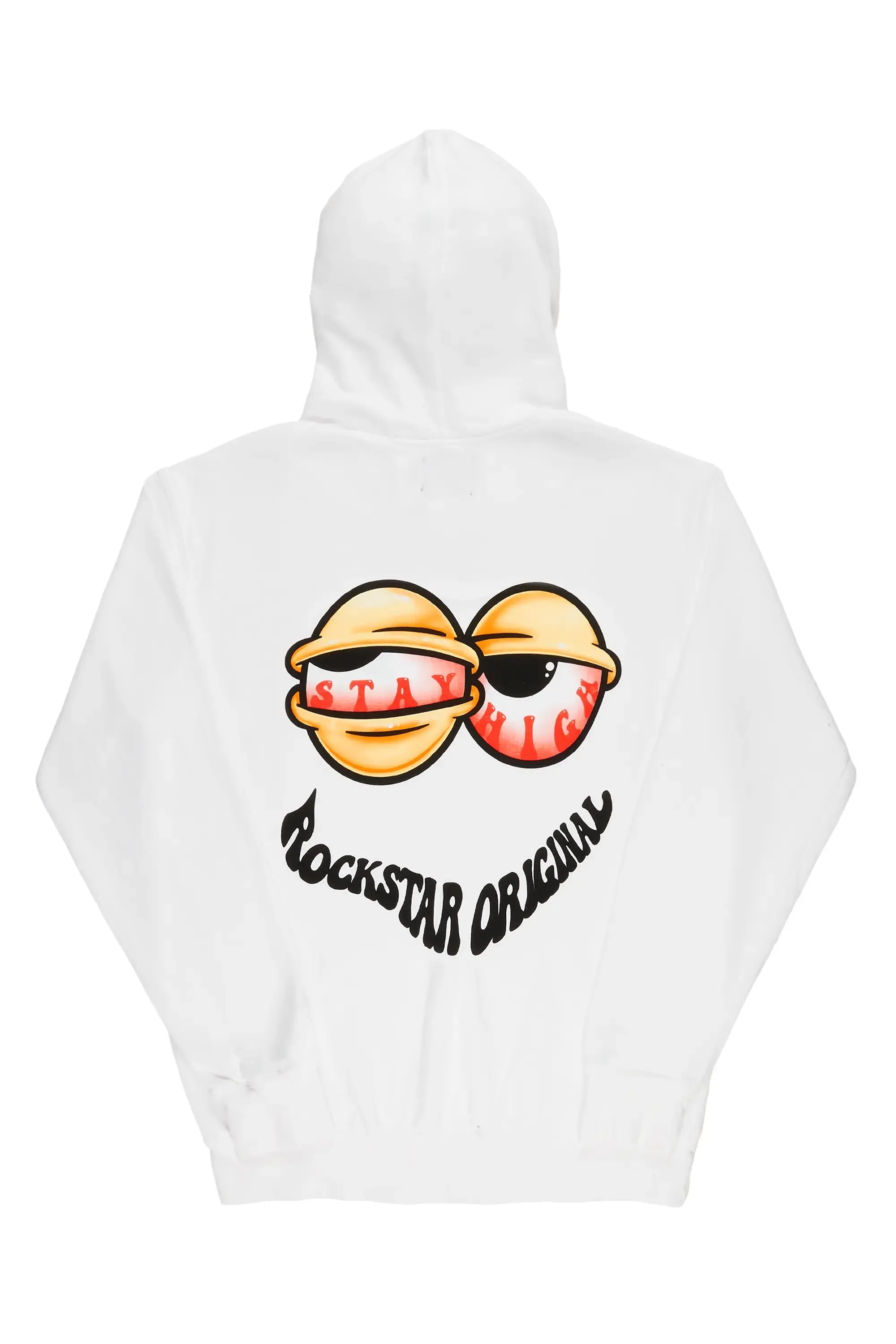 Highya White Graphic Hoodie sold by Rockstar Original